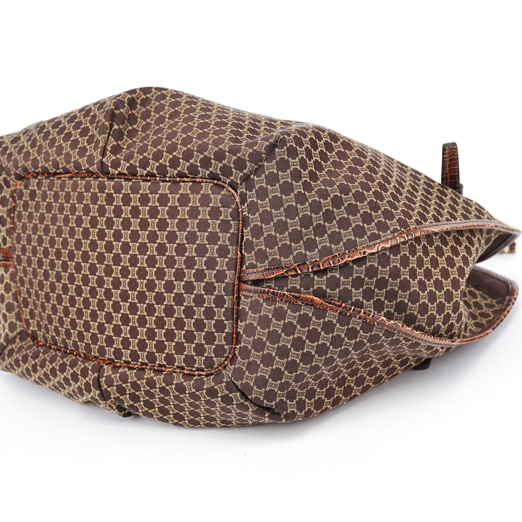 Brown Triomphe Bittersweet Shoulder Bag