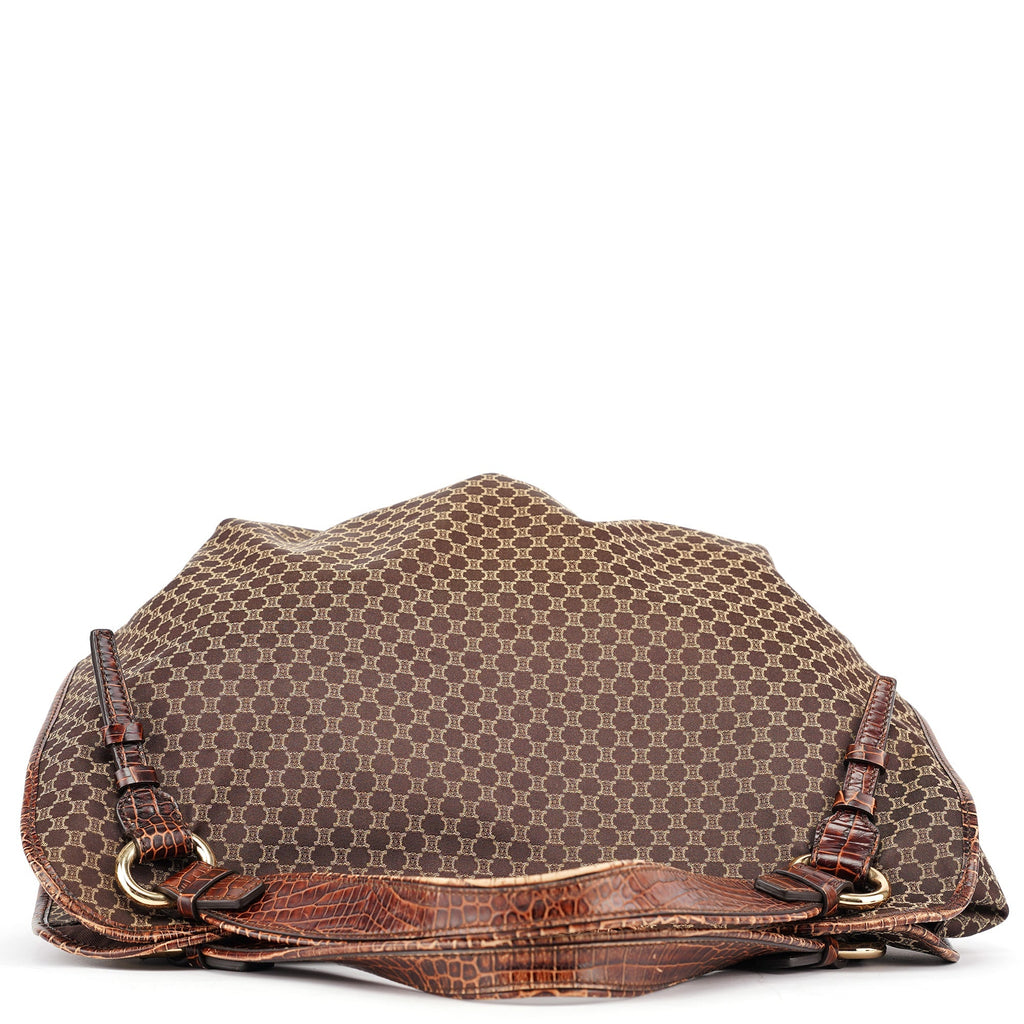 Brown Triomphe Bittersweet Shoulder Bag