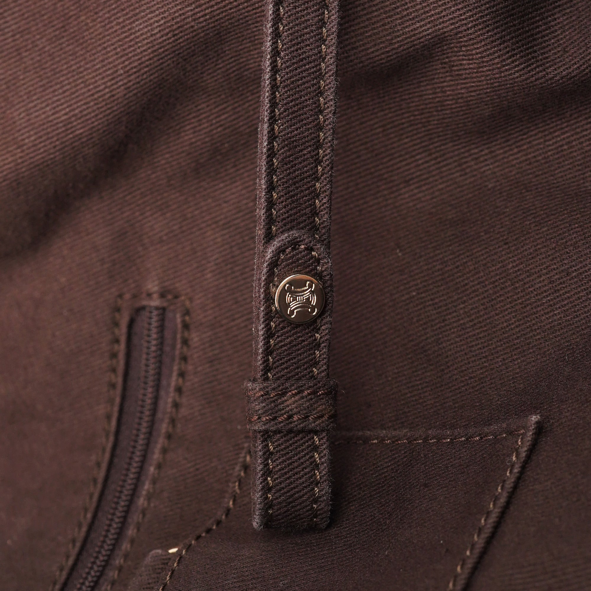 Brown Triomphe Bittersweet Shoulder Bag