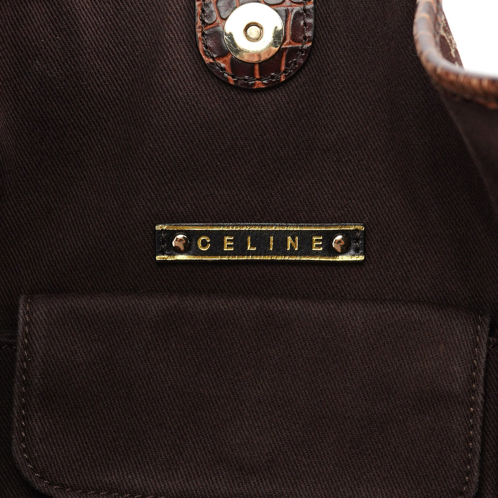 Brown Triomphe Bittersweet Shoulder Bag