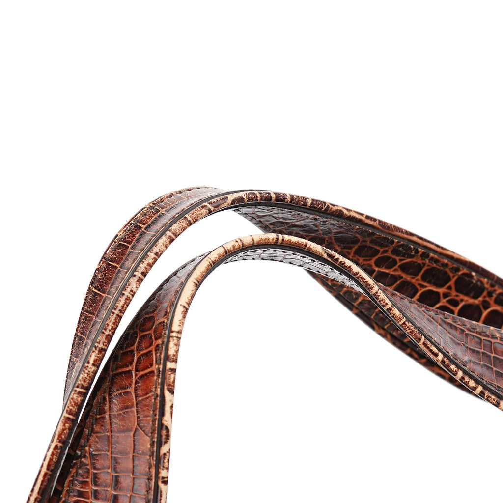 Brown Triomphe Bittersweet Shoulder Bag