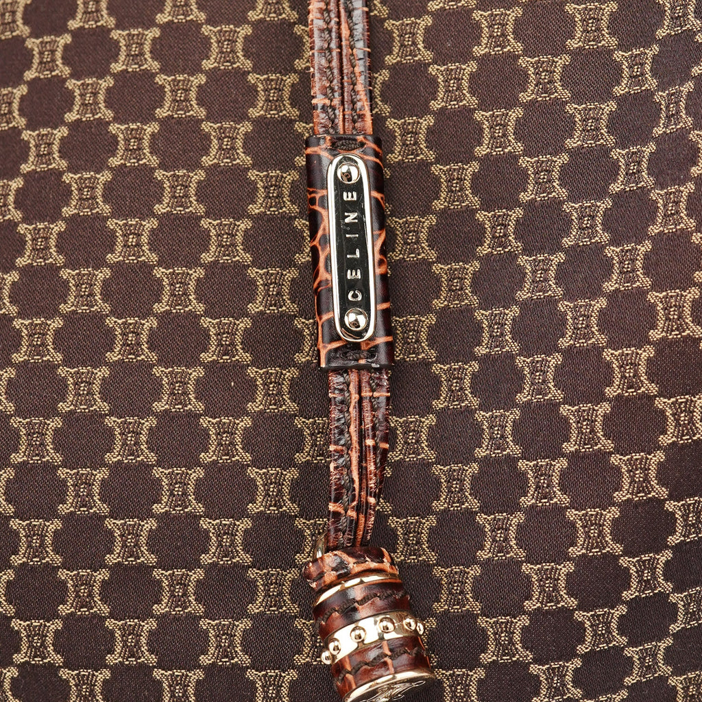 Brown Triomphe Bittersweet Shoulder Bag