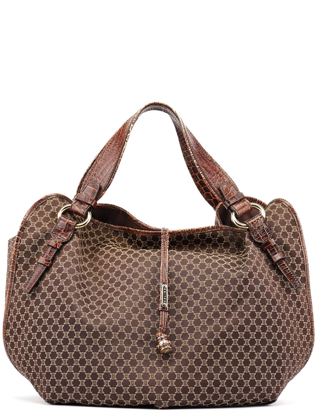 Brown Triomphe Bittersweet Shoulder Bag