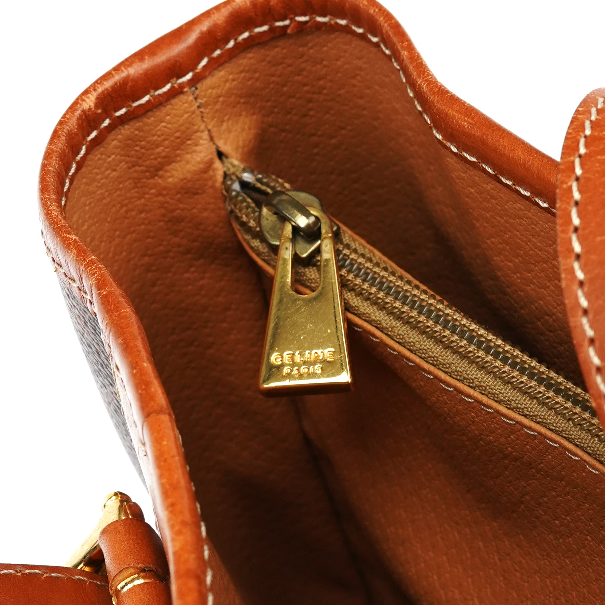 Brown Triumphe Monogram Tote Bag