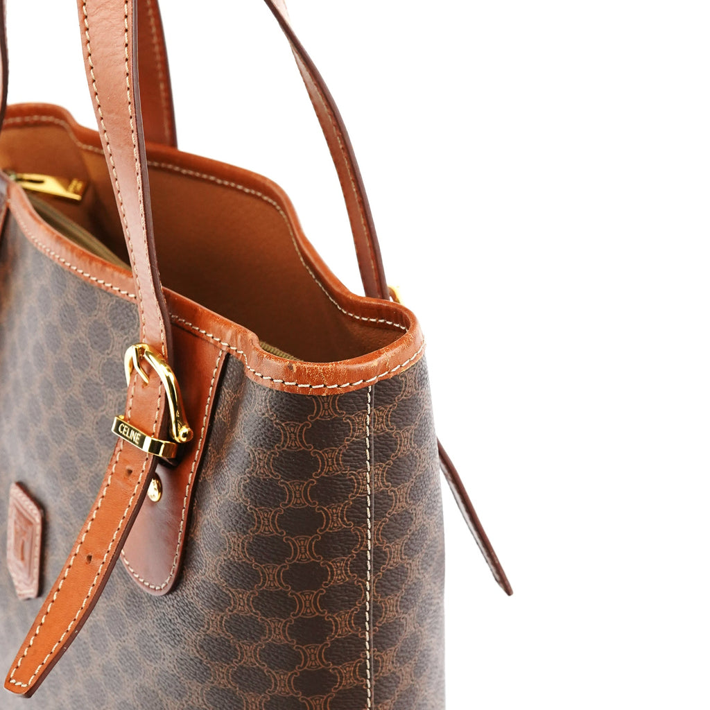 Brown Triumphe Monogram Tote Bag