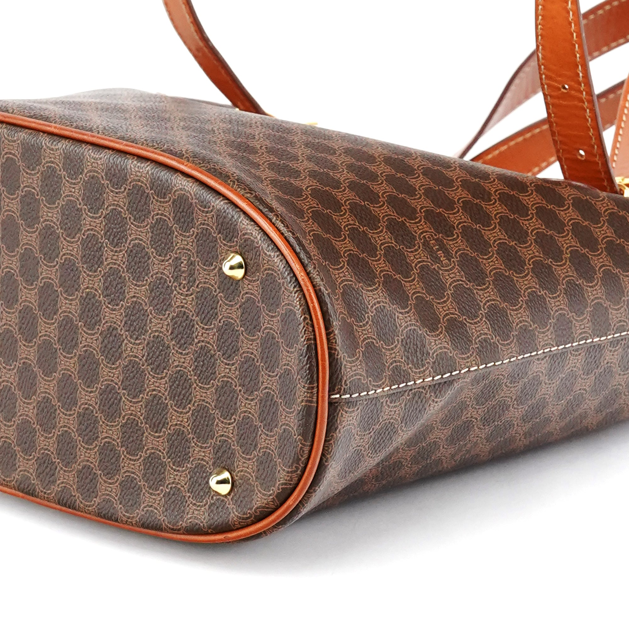 Brown Triumphe Monogram Tote Bag