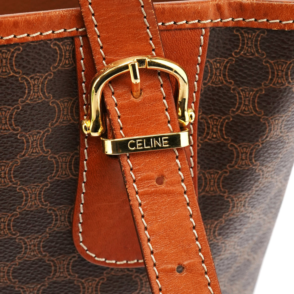 Brown Triumphe Monogram Tote Bag