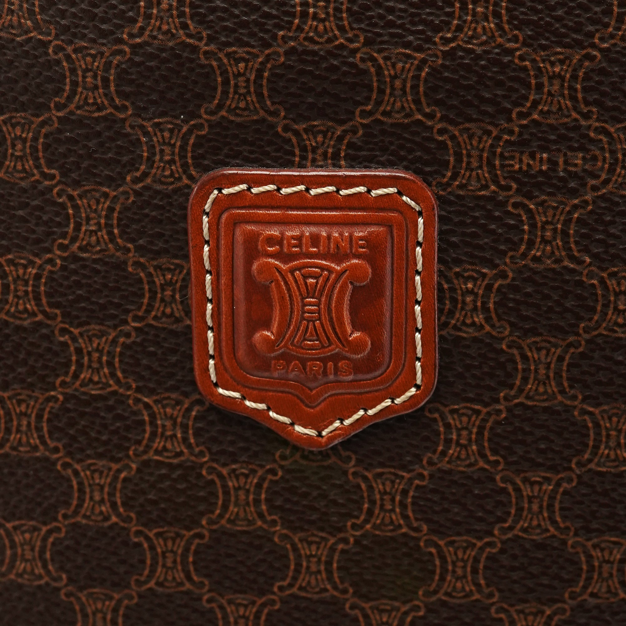 Brown Triumphe Monogram Tote Bag