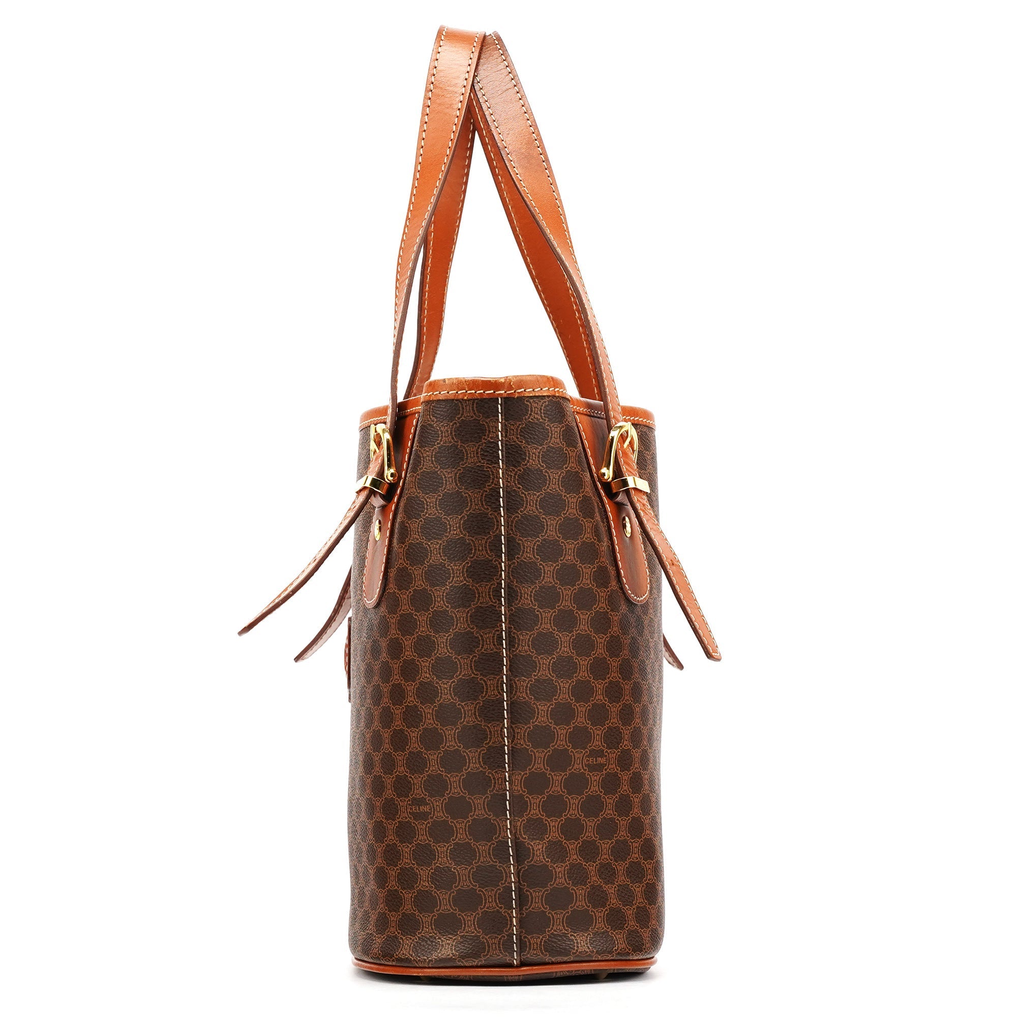 Brown Triumphe Monogram Tote Bag