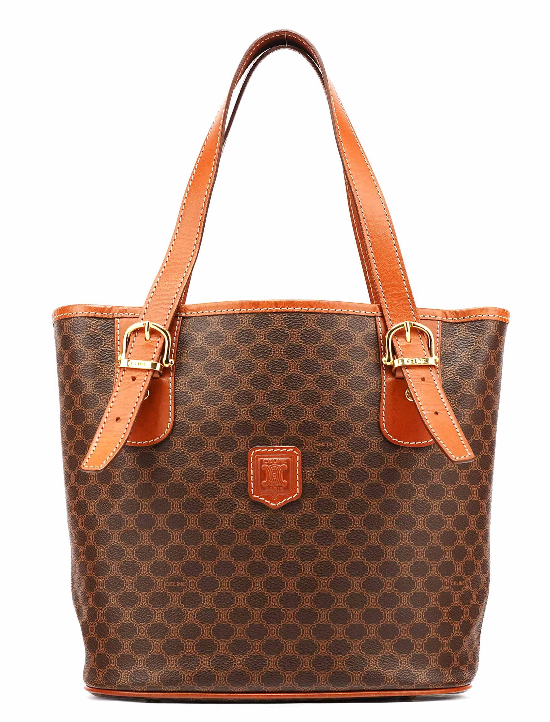 Brown Triumphe Monogram Tote Bag