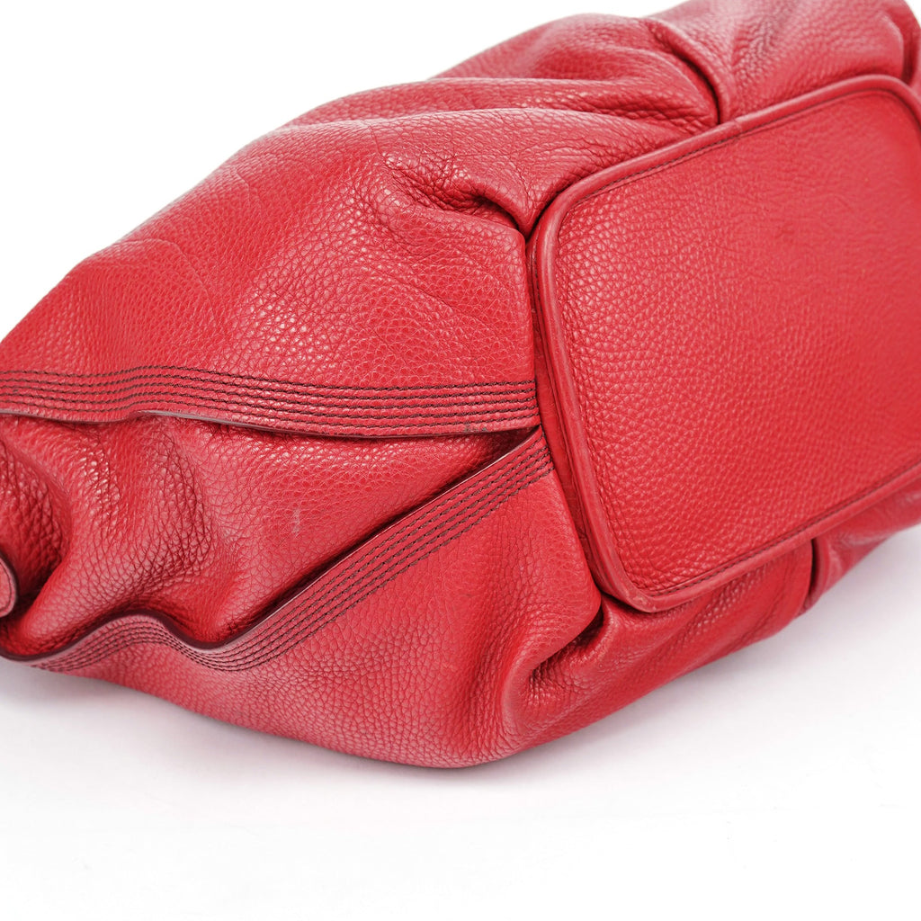 Burgundy Leather Bittersweet Shoulder Bag