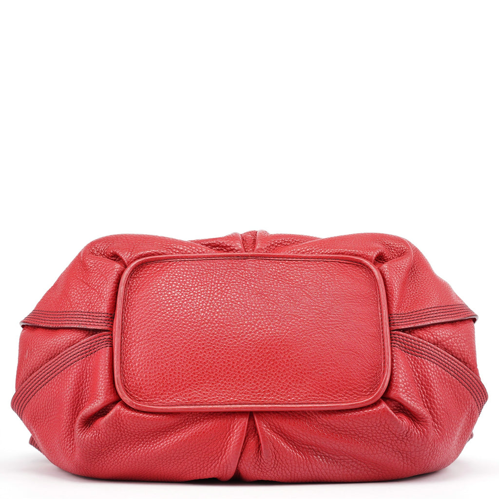 Burgundy Leather Bittersweet Shoulder Bag