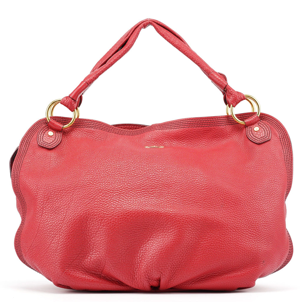Burgundy Leather Bittersweet Shoulder Bag