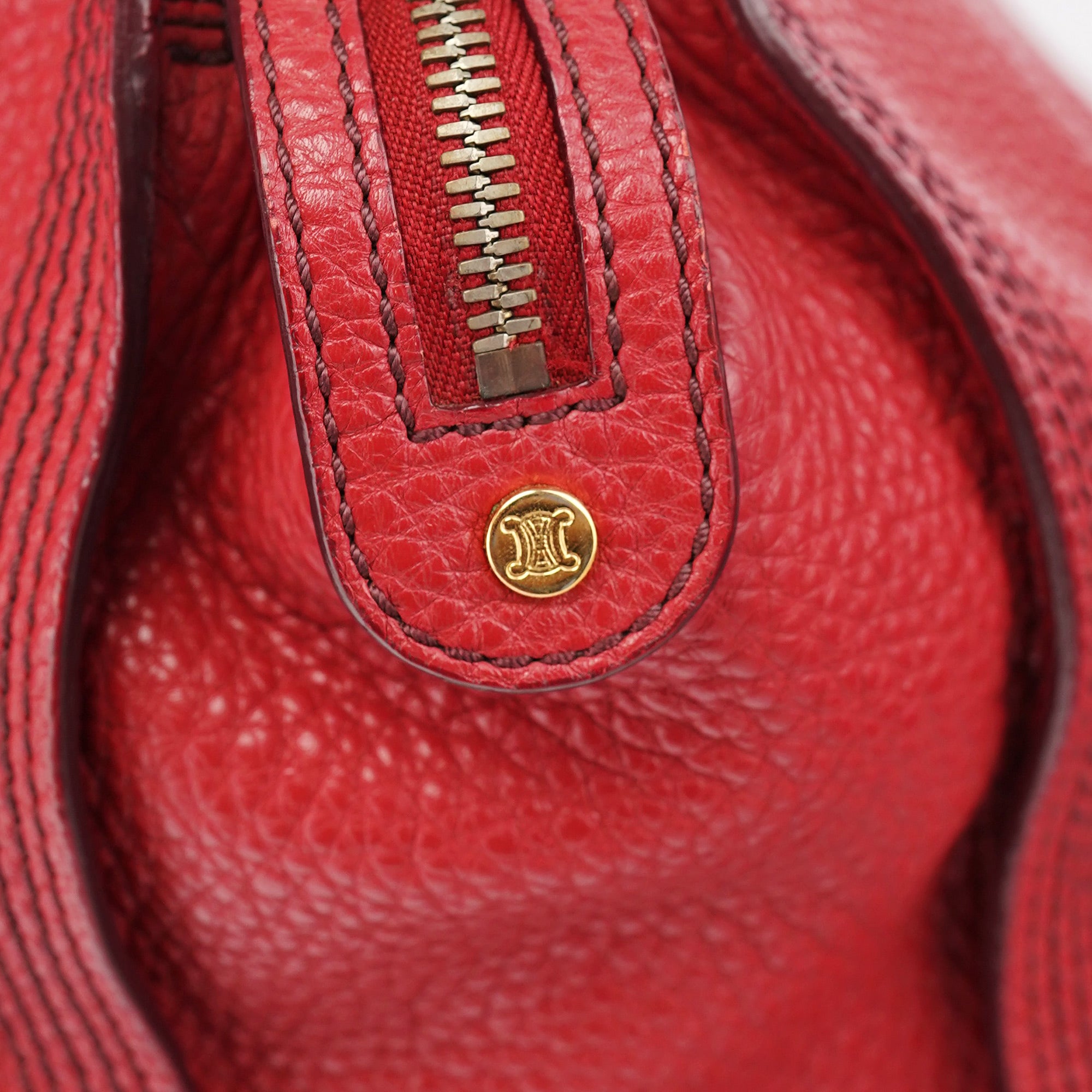 Burgundy Leather Bittersweet Shoulder Bag