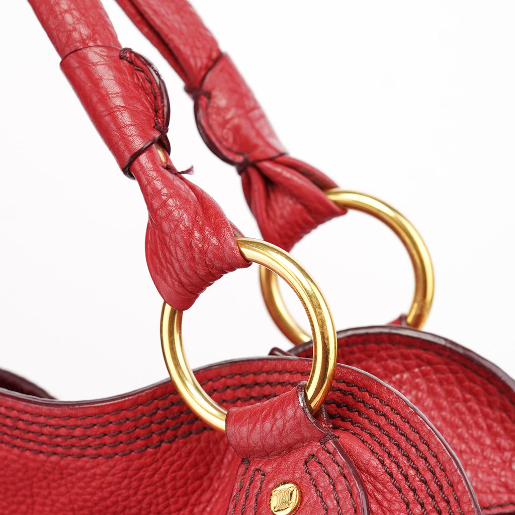 Burgundy Leather Bittersweet Shoulder Bag