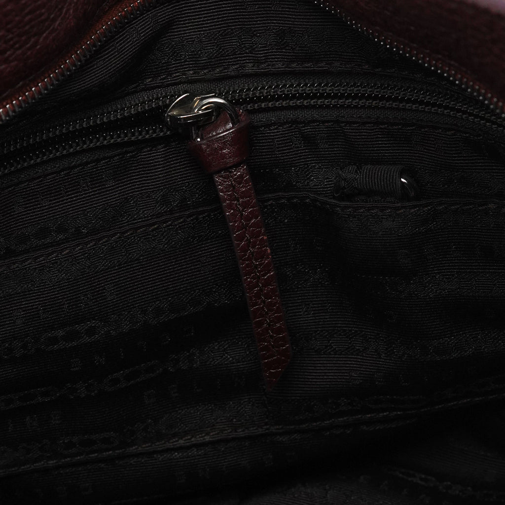 Burgundy Leather Bittersweet Shoulder Bag