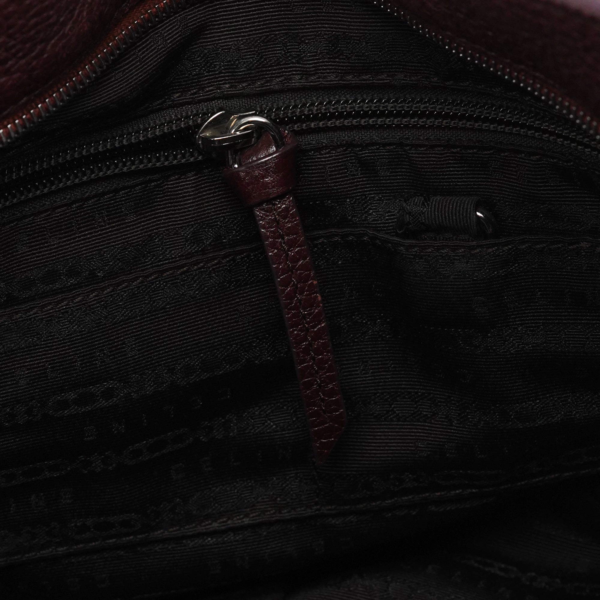 Burgundy Leather Bittersweet Shoulder Bag