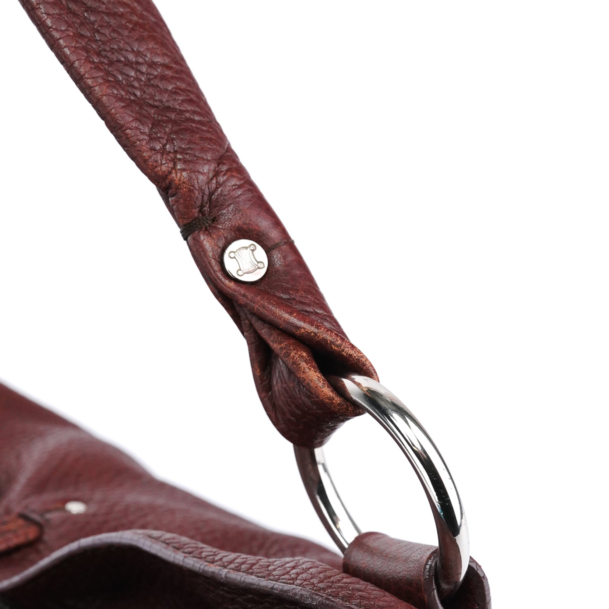 Burgundy Leather Bittersweet Shoulder Bag