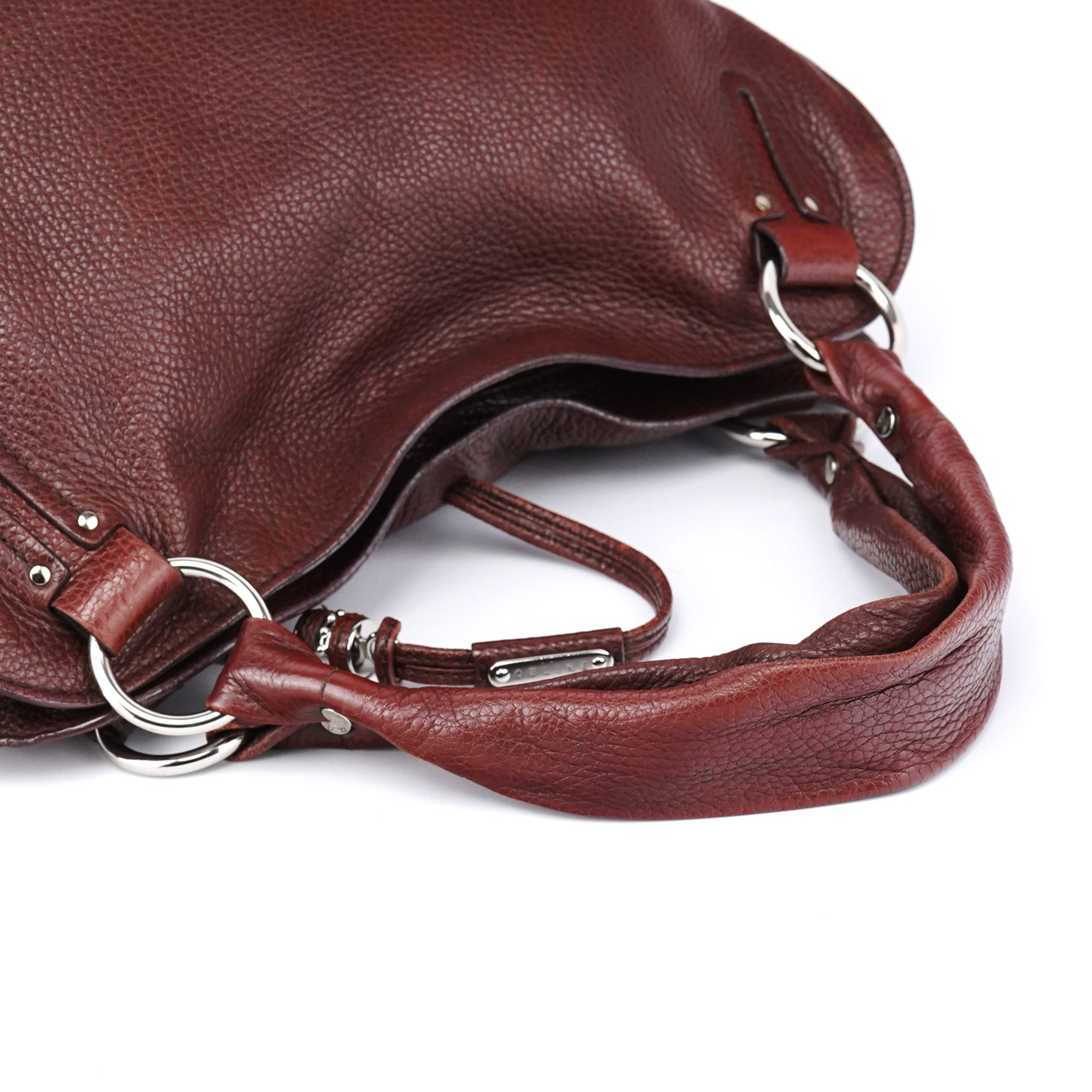 Burgundy Leather Bittersweet Shoulder Bag