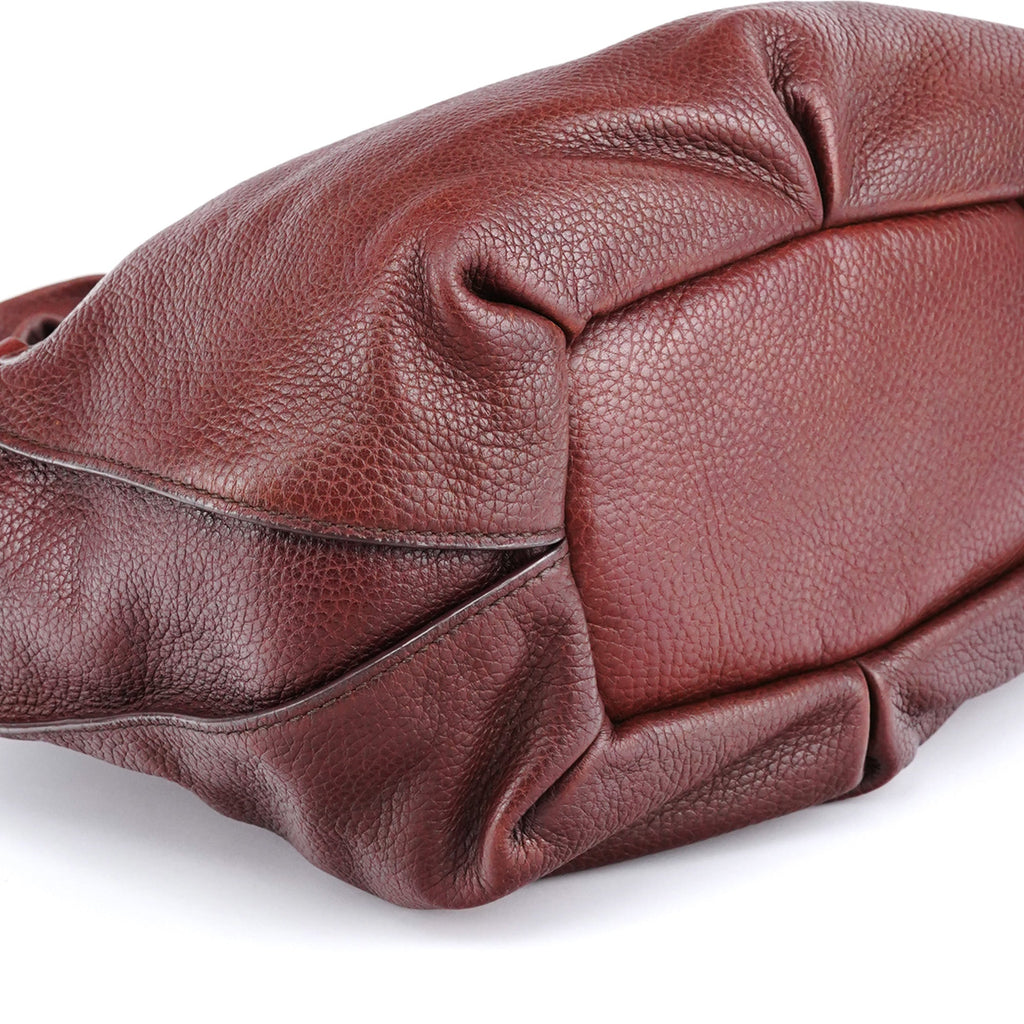 Burgundy Leather Bittersweet Shoulder Bag