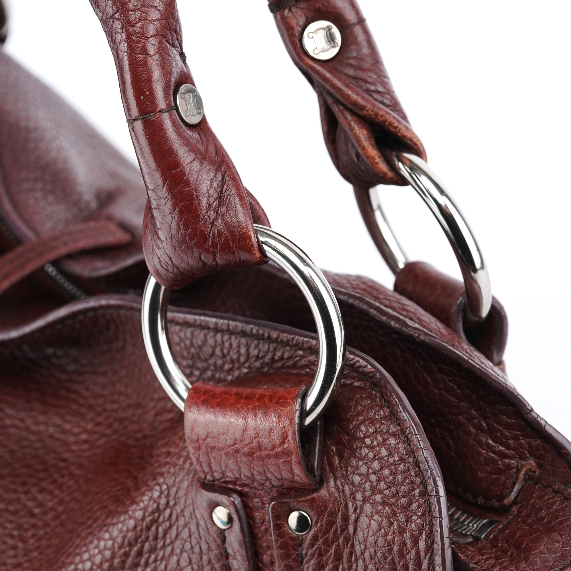 Burgundy Leather Bittersweet Shoulder Bag