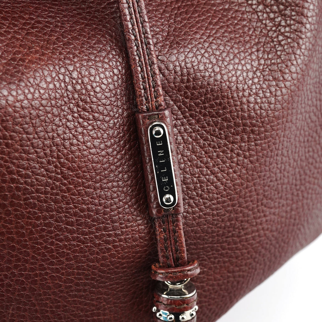 Burgundy Leather Bittersweet Shoulder Bag
