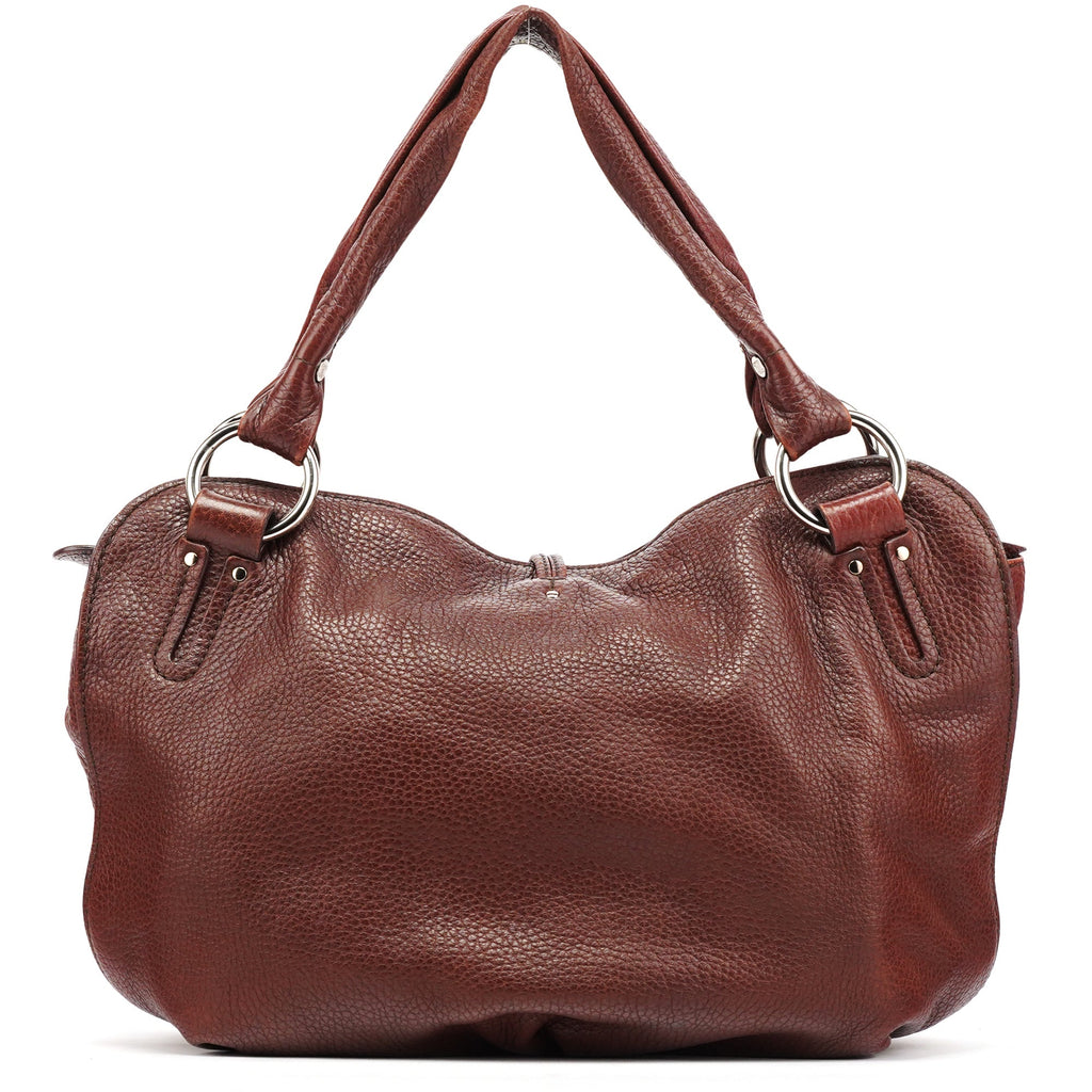 Burgundy Leather Bittersweet Shoulder Bag