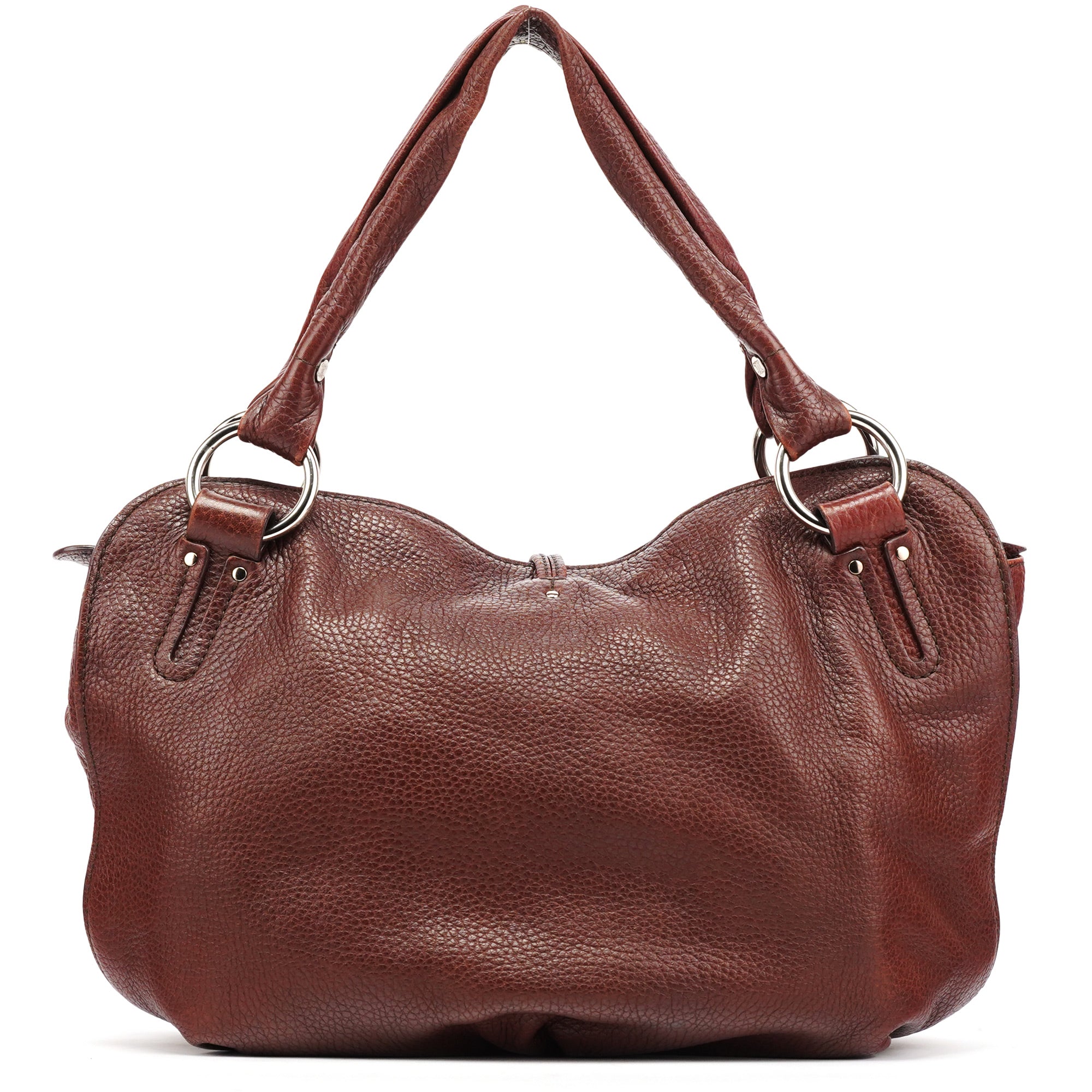 Burgundy Leather Bittersweet Shoulder Bag