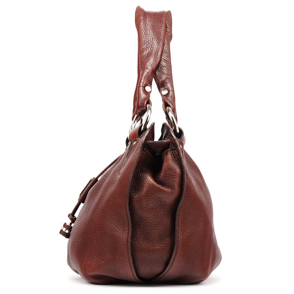 Burgundy Leather Bittersweet Shoulder Bag