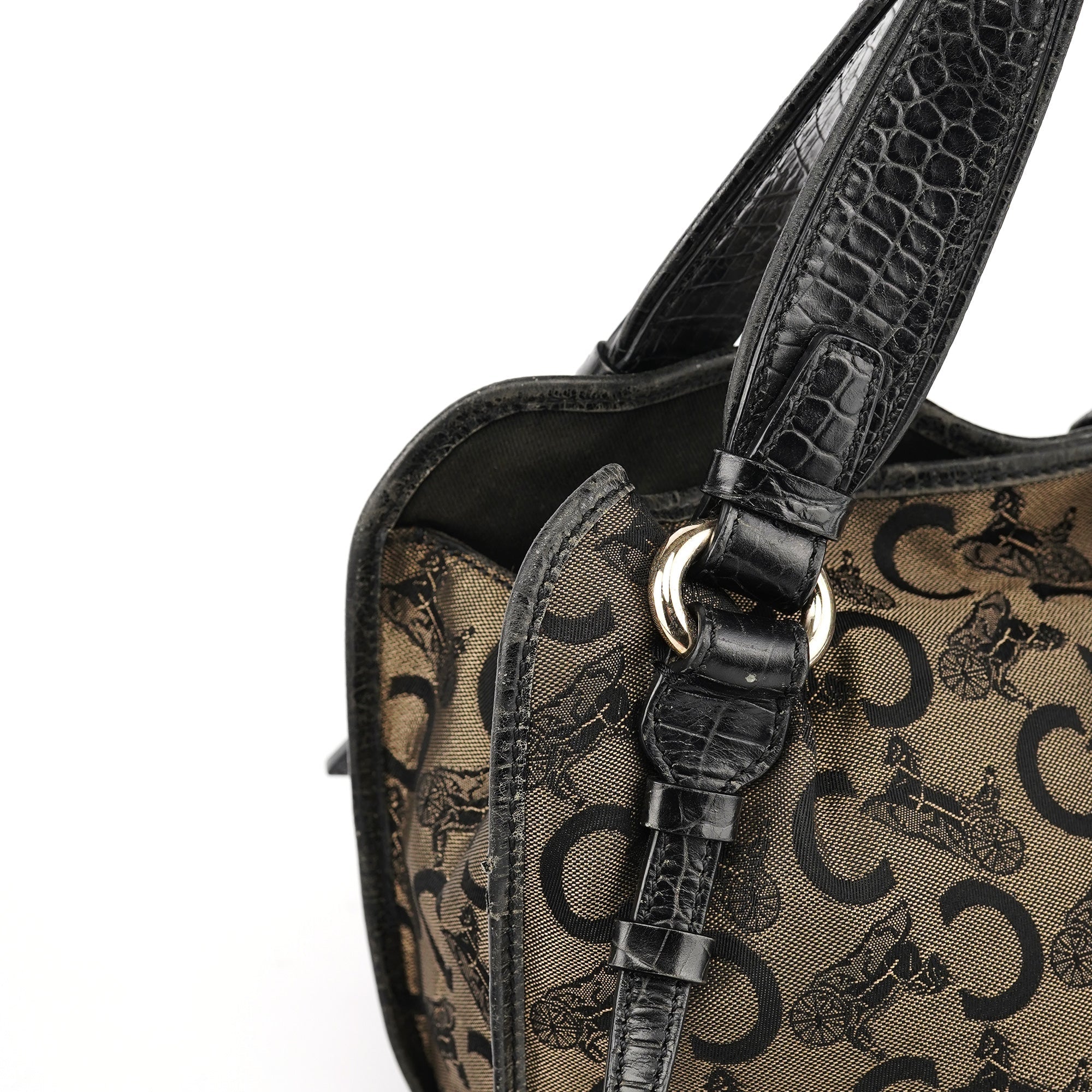 C Monogram Leather Bittersweet Bag