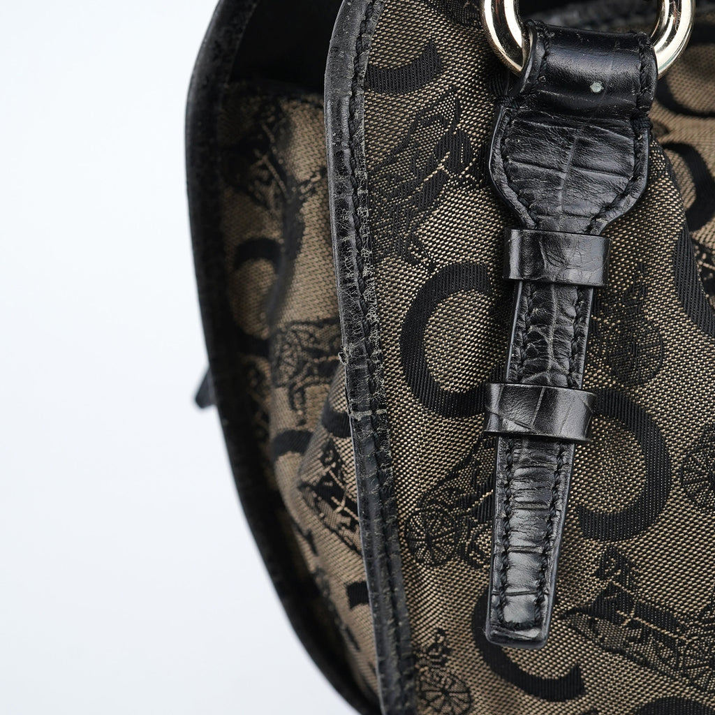 C Monogram Leather Bittersweet Bag