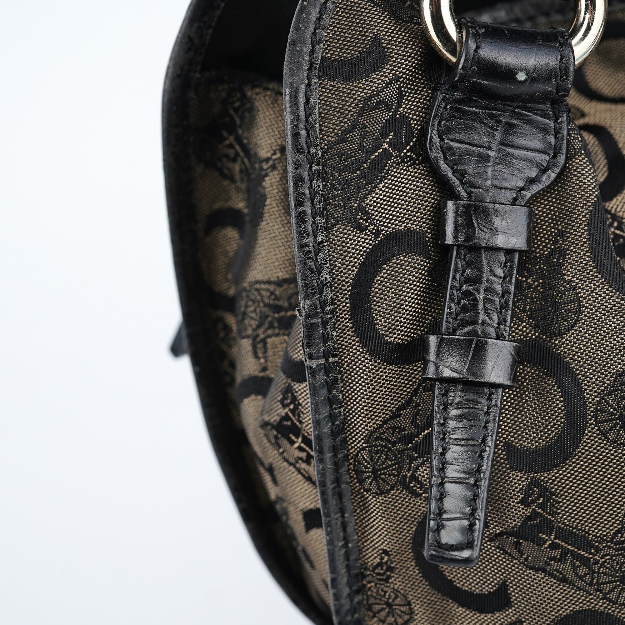 C Monogram Leather Bittersweet Bag