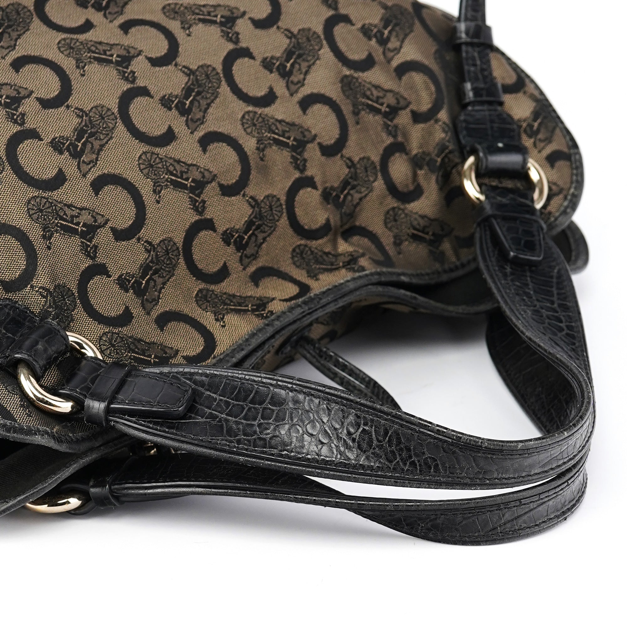 C Monogram Leather Bittersweet Bag