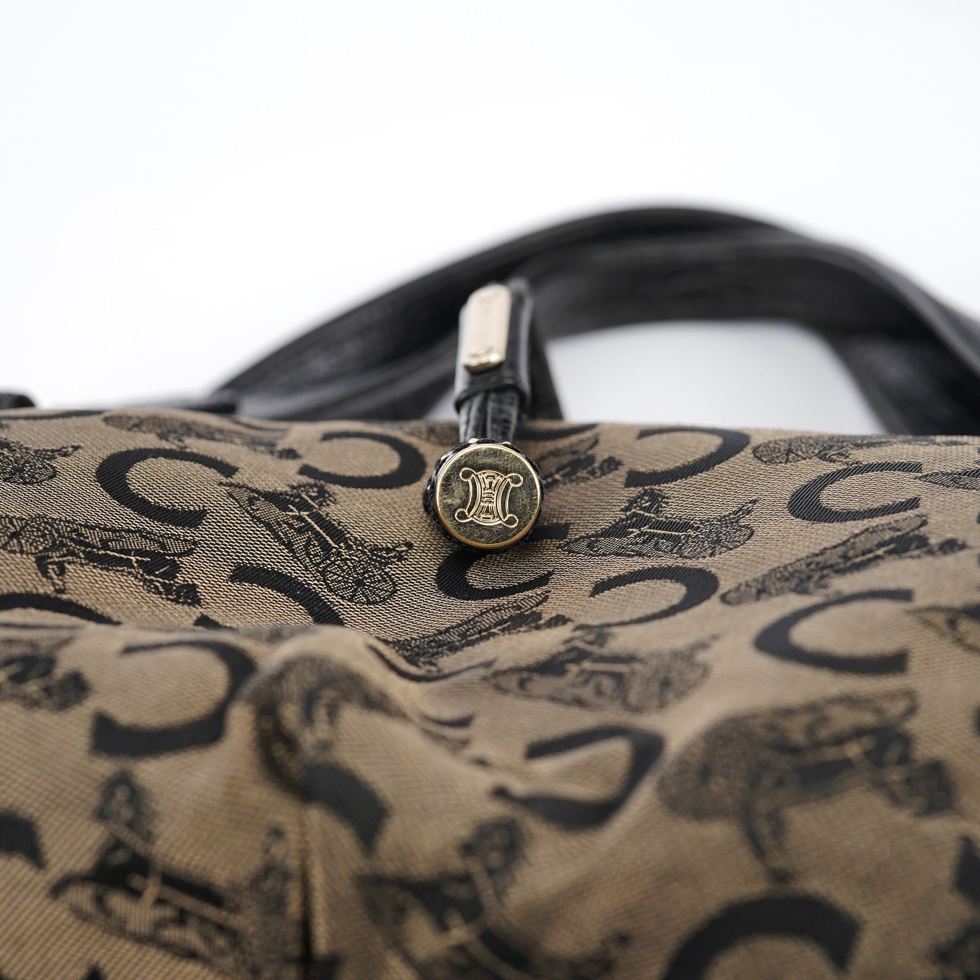 C Monogram Leather Bittersweet Bag