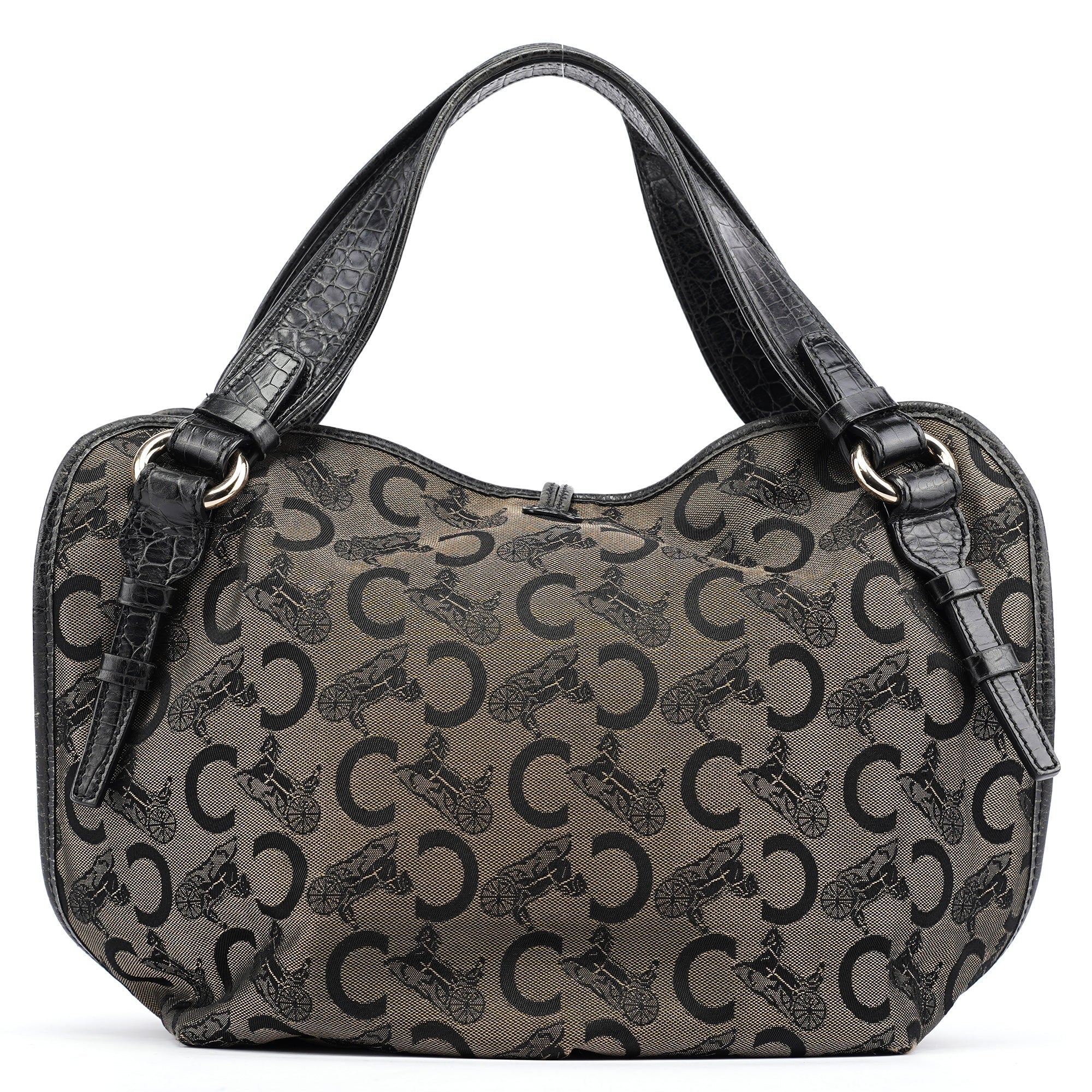 C Monogram Leather Bittersweet Bag