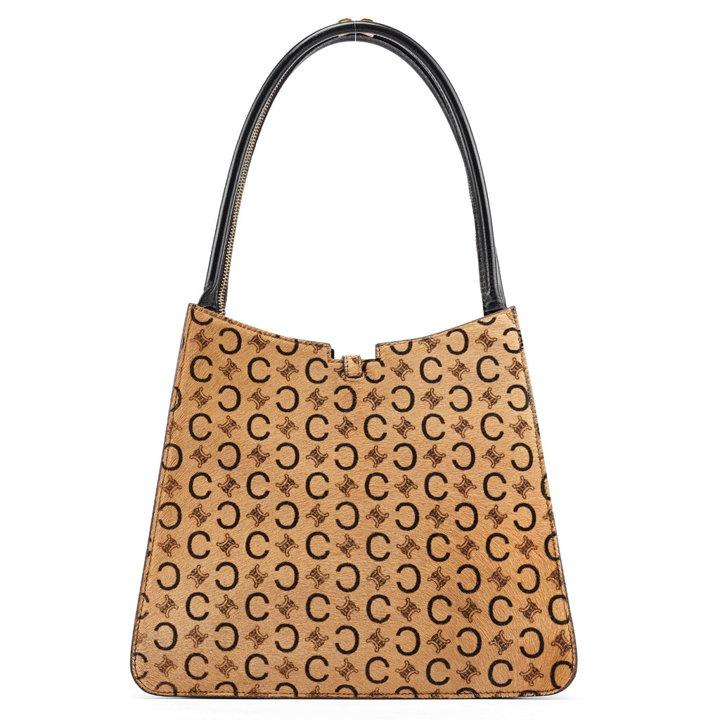 Camel Pony Hair Macadam Tote Bag