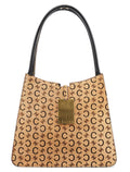 Camel Pony Hair Macadam Tote Bag