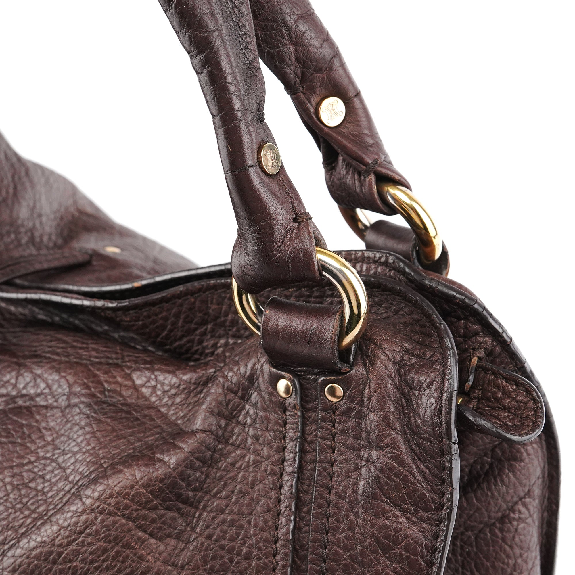 Dark Brown Leather Bittersweet Shoulder Bag
