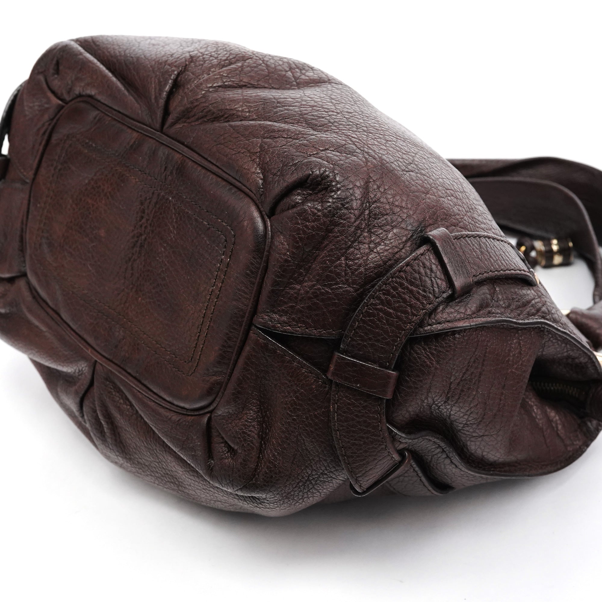 Dark Brown Leather Bittersweet Shoulder Bag