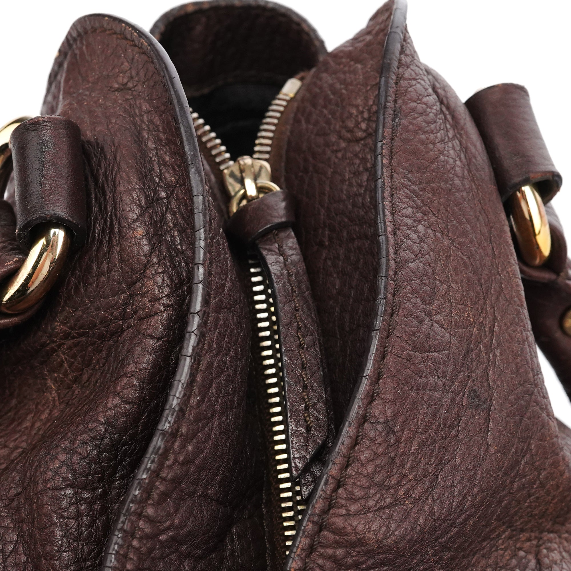 Dark Brown Leather Bittersweet Shoulder Bag