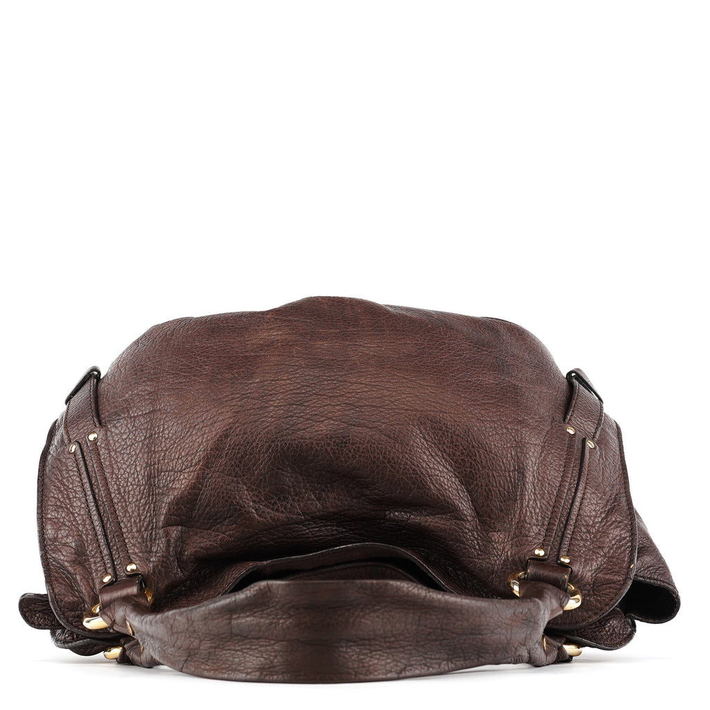 Dark Brown Leather Bittersweet Shoulder Bag