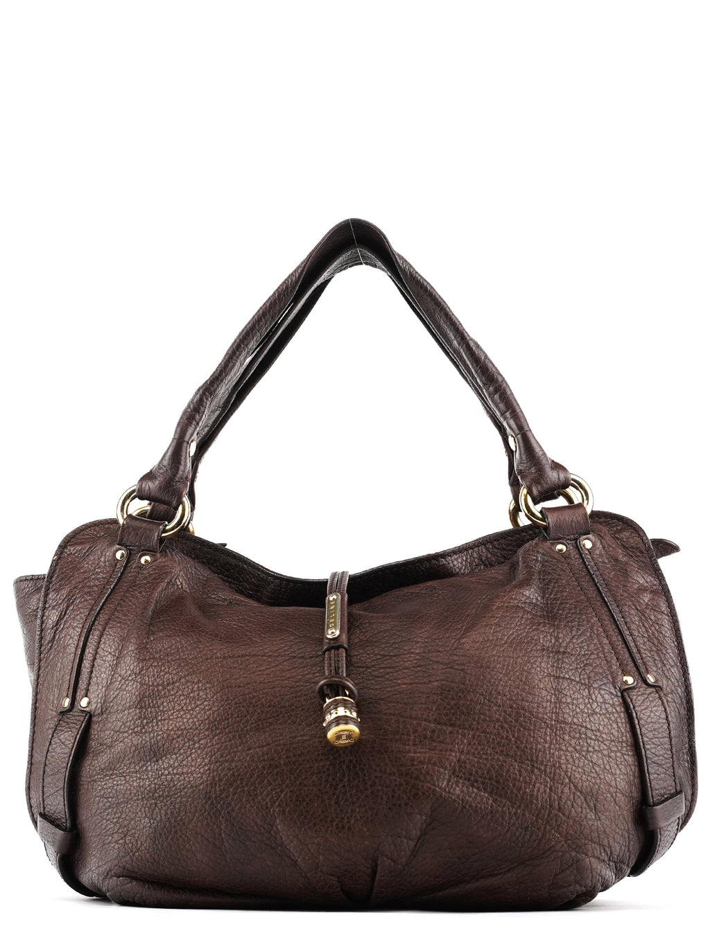 Dark Brown Leather Bittersweet Shoulder Bag