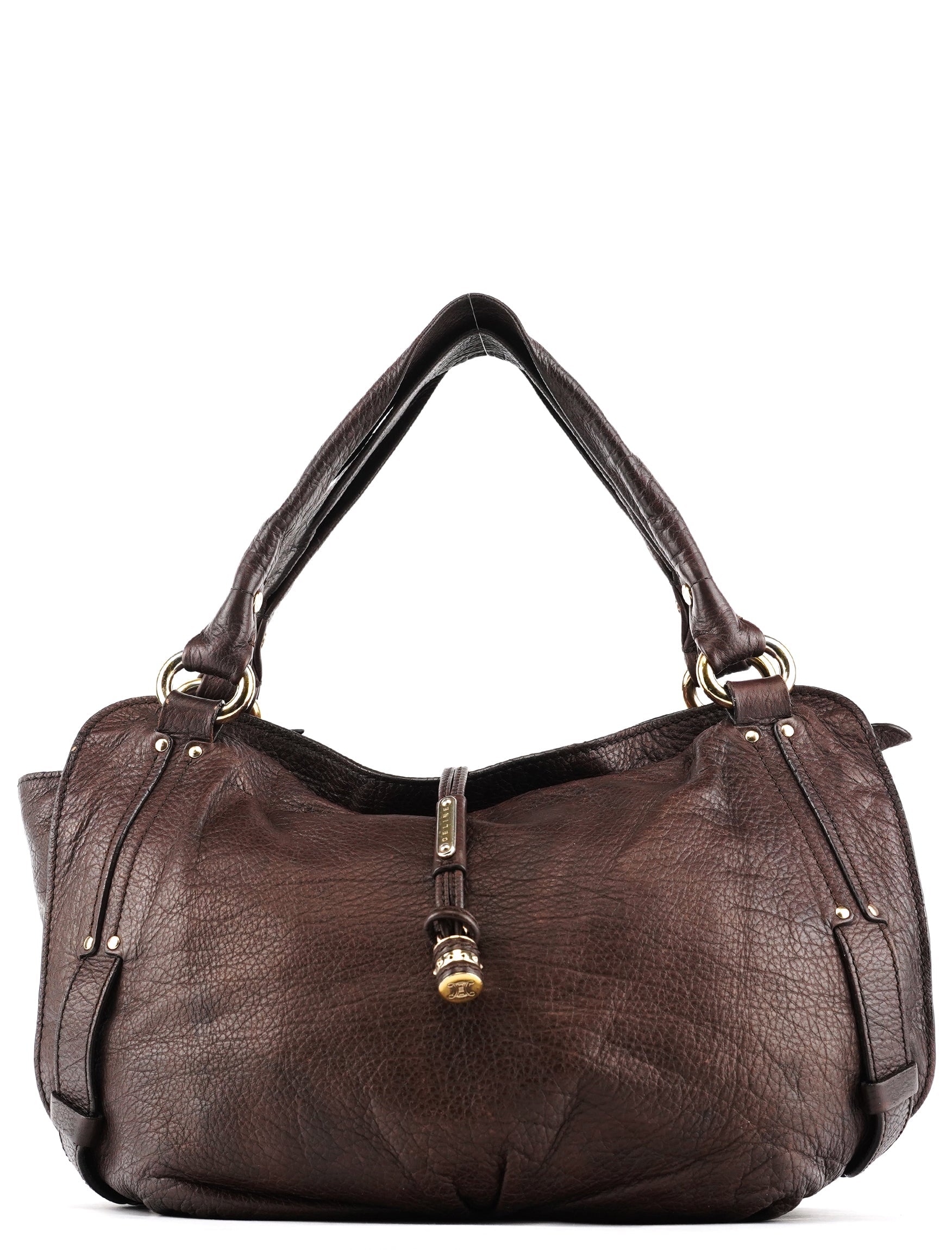 Dark Brown Leather Bittersweet Shoulder Bag