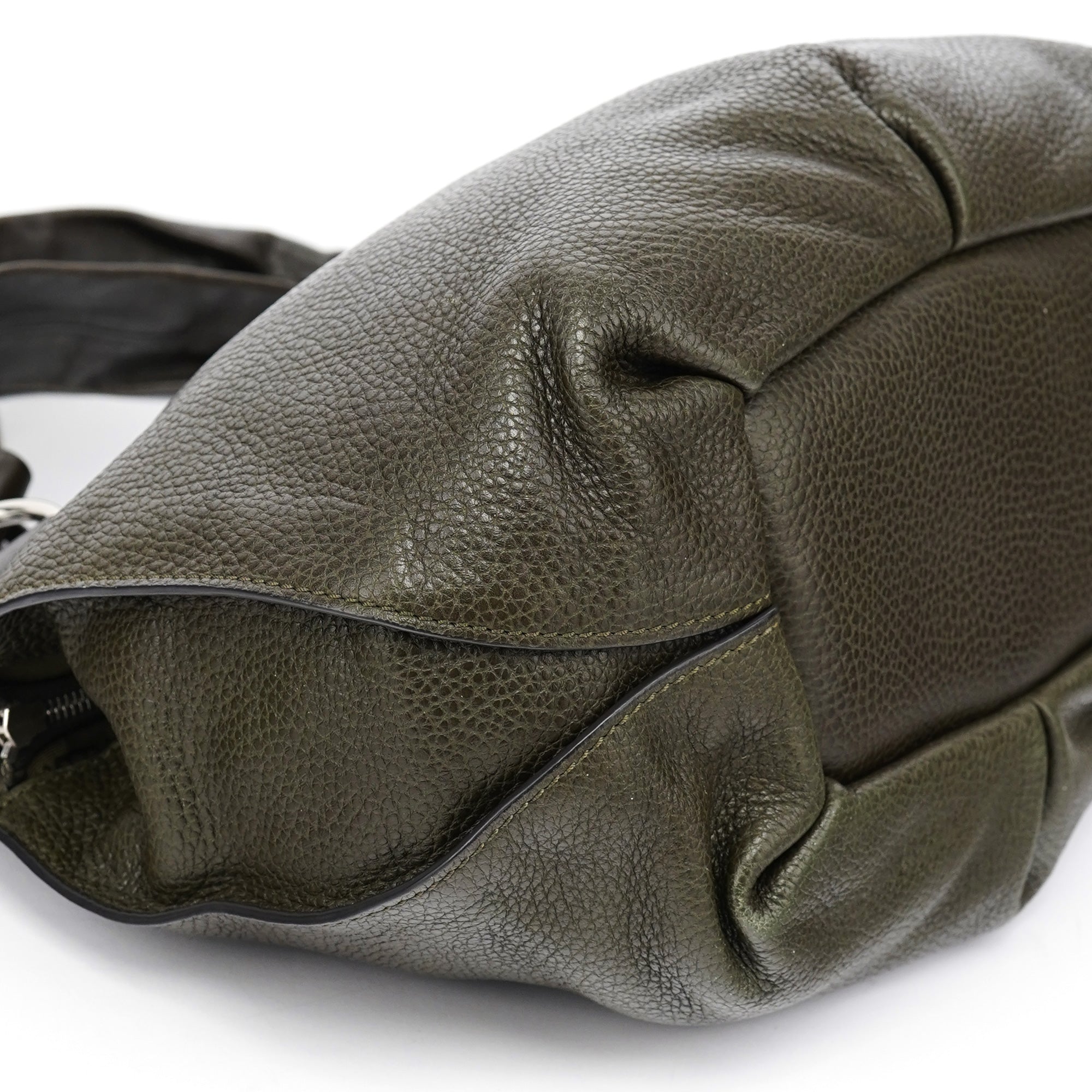 Dark Green Leather Bittersweet Shoulder Bag