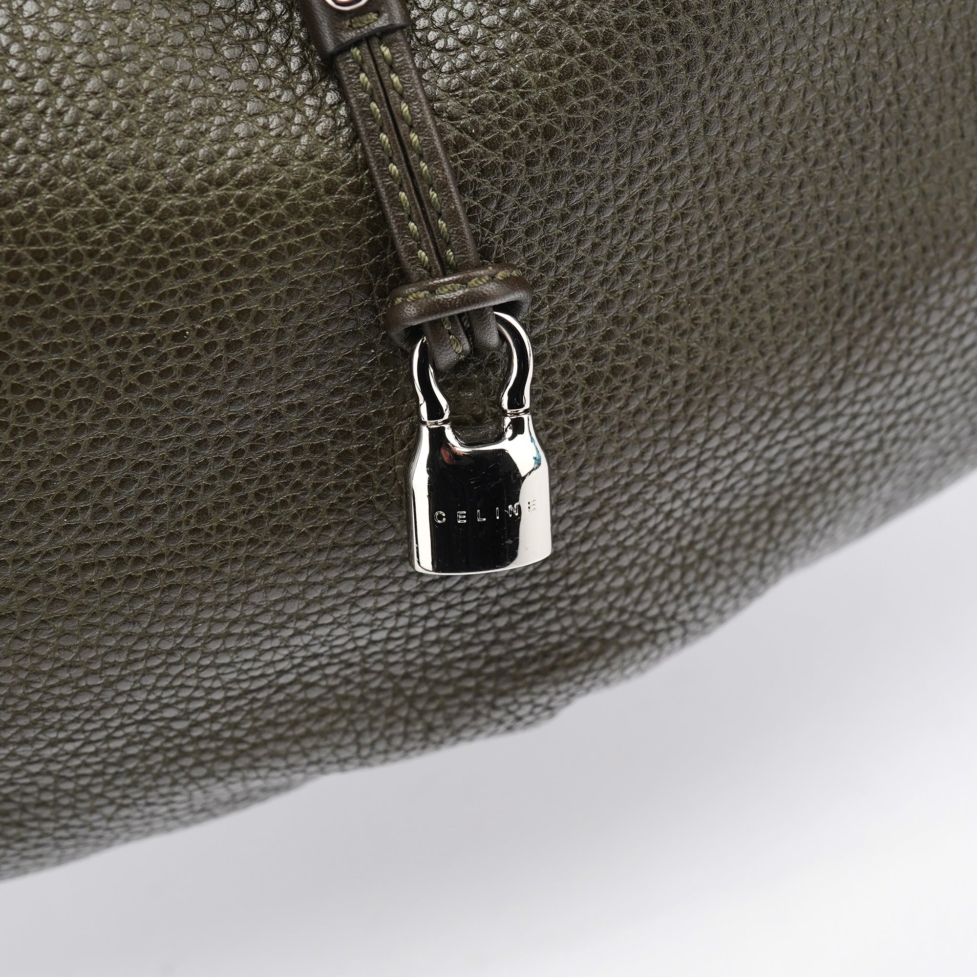 Dark Green Leather Bittersweet Shoulder Bag