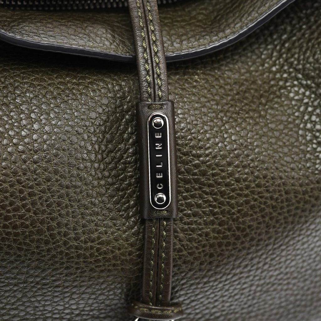 Dark Green Leather Bittersweet Shoulder Bag
