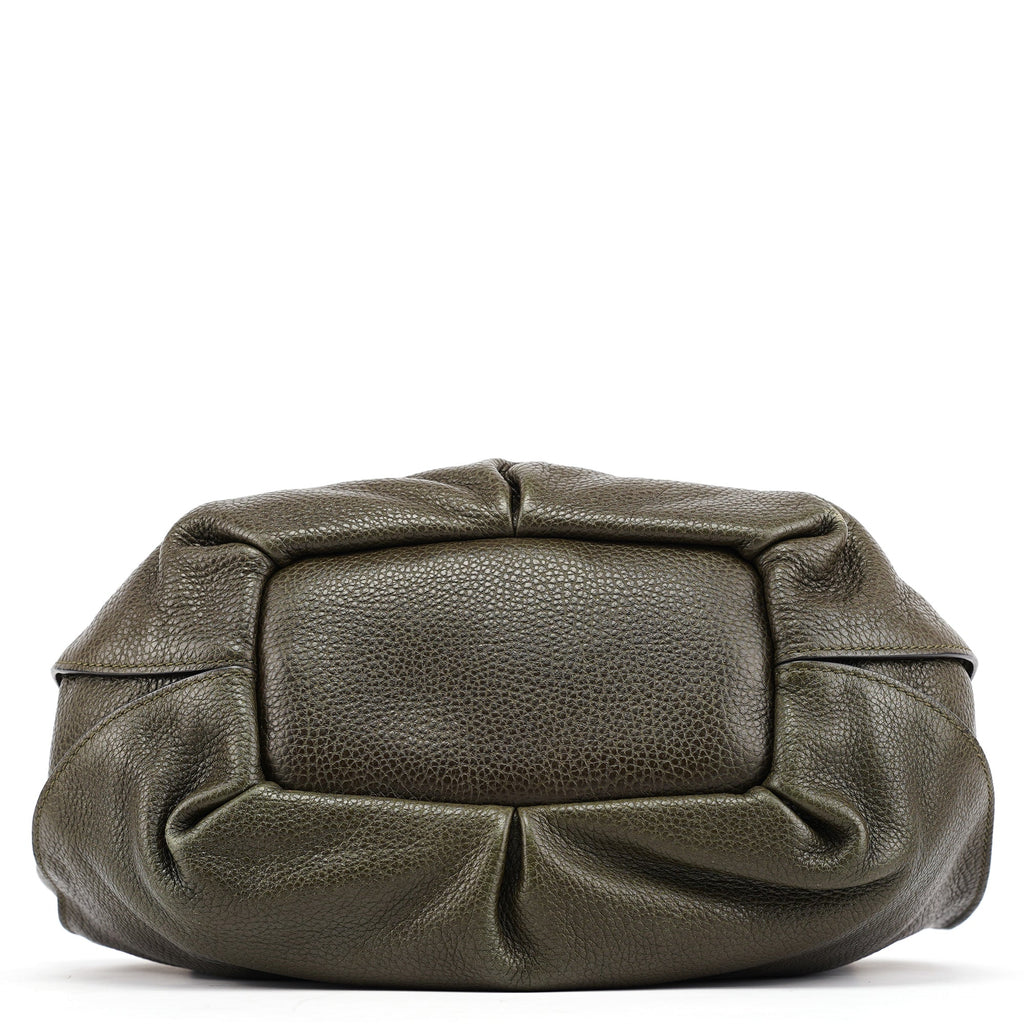 Dark Green Leather Bittersweet Shoulder Bag