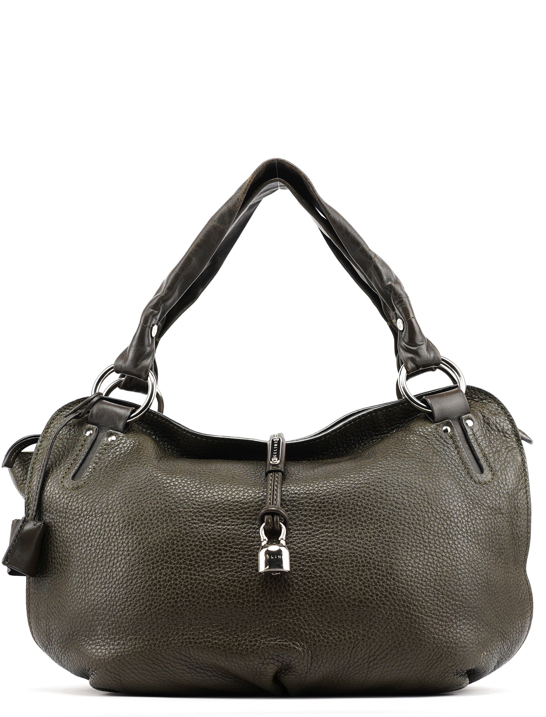 Dark Green Leather Bittersweet Shoulder Bag