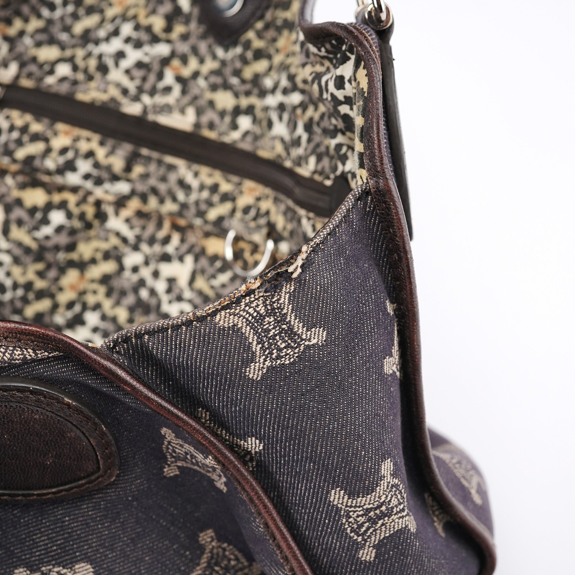 Denim Monogram Bittersweet Shoulder Bag