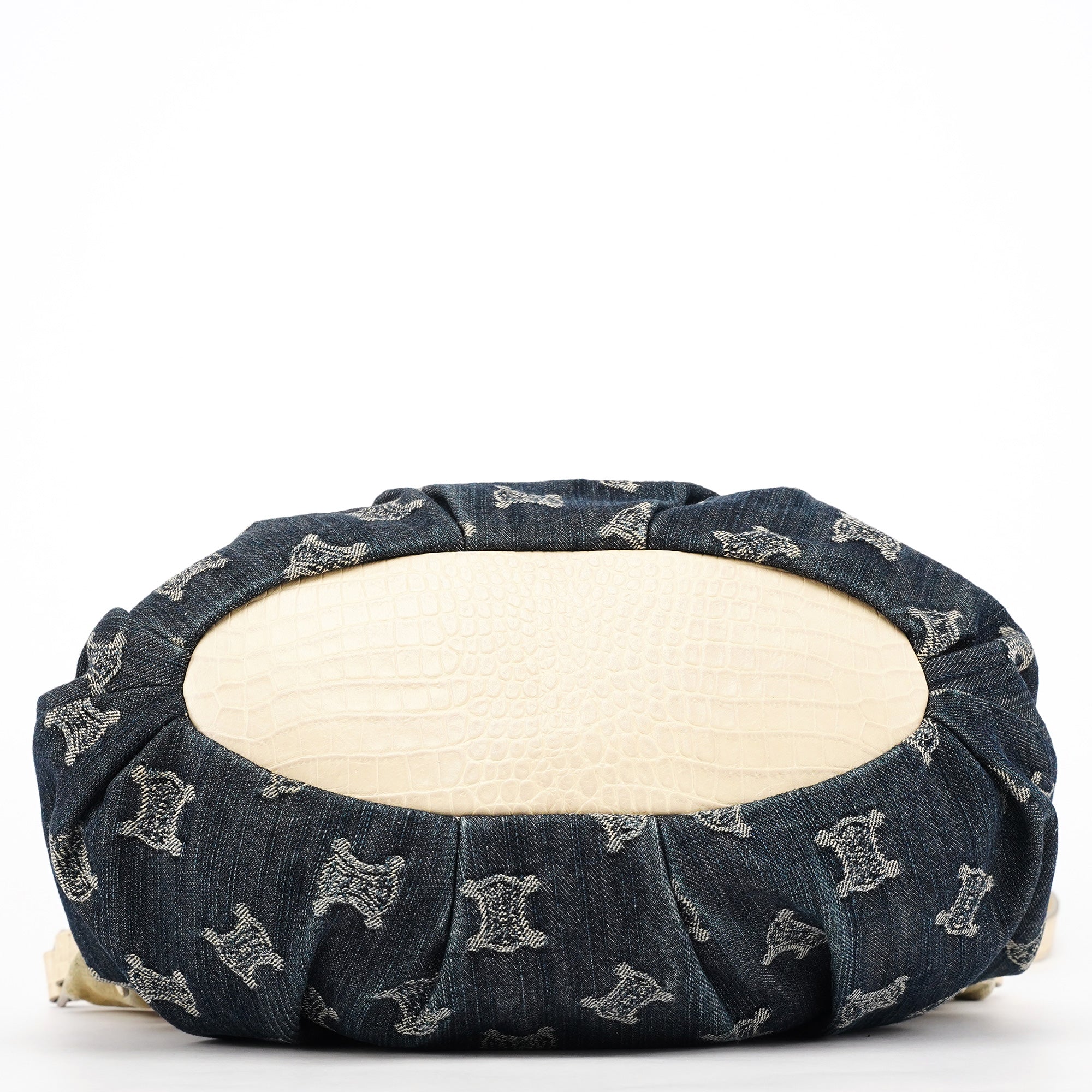 Gradient Monogram Denim Pillow 2-Way Bag